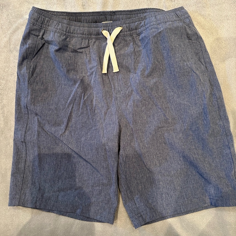 FAIR HARBOR Boys Size Extra Large Blue Swim Trunks Shorts